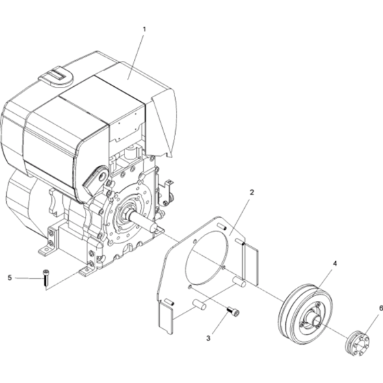 Engine complete Assembly for Wacker DPU3060H-TS-5000126191 Rev.101 Plate Compactor