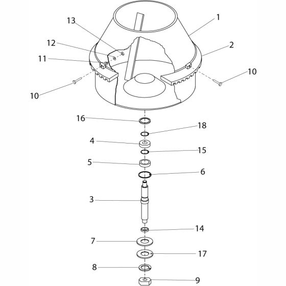 Drum Assembly for BWE Mixers