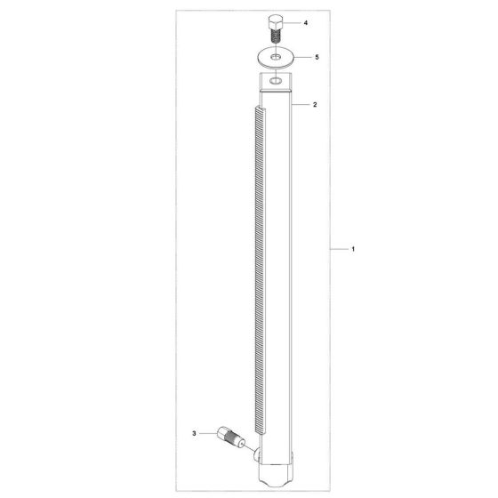 Column Assembly for Husqvarna DS 70 ATS Drill Stand