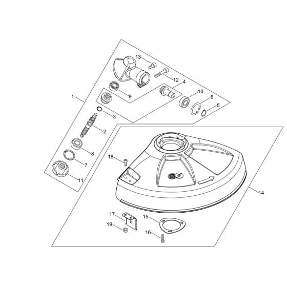 Gear Case for ECHO DSRM-300/C1