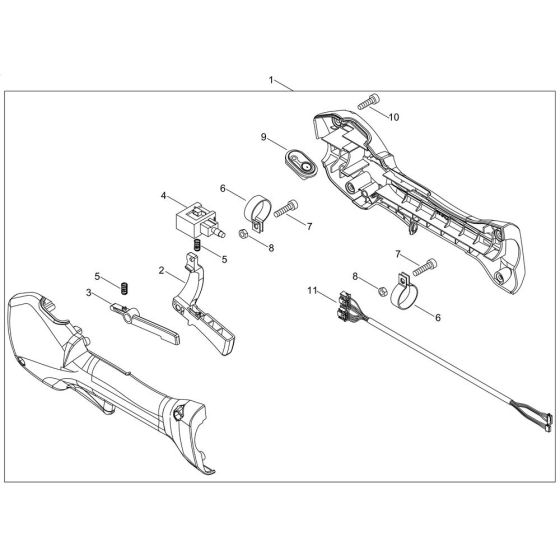 Throttle Lever for ECHO