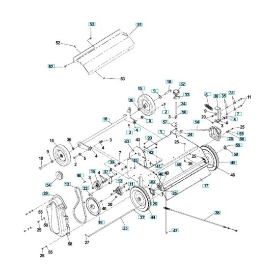 Husqvarna DT22B5FA Assembly