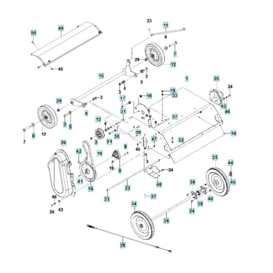 Frame Assembly for Husqvarna