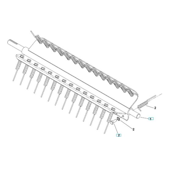 Spring Tine Assembly for Husqvarna