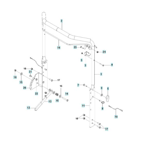 Handle Assembly for DTF226