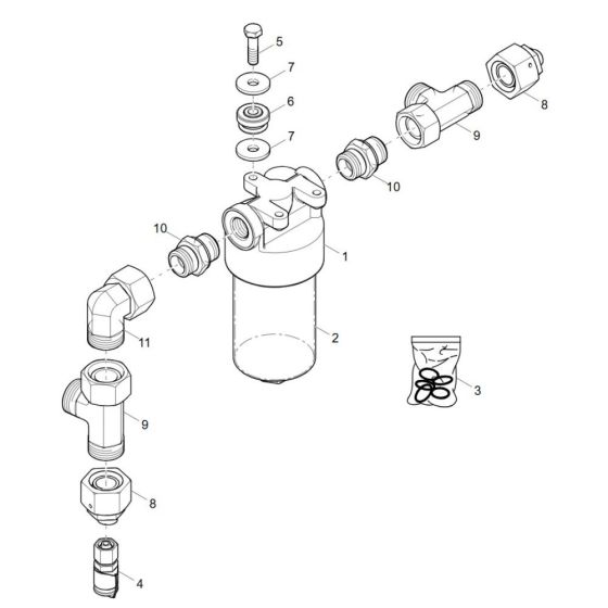 Hydraulic Oil Filter Assembly