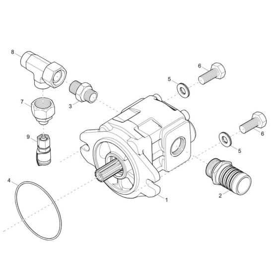 Gear Pump for Wacker DV60-2