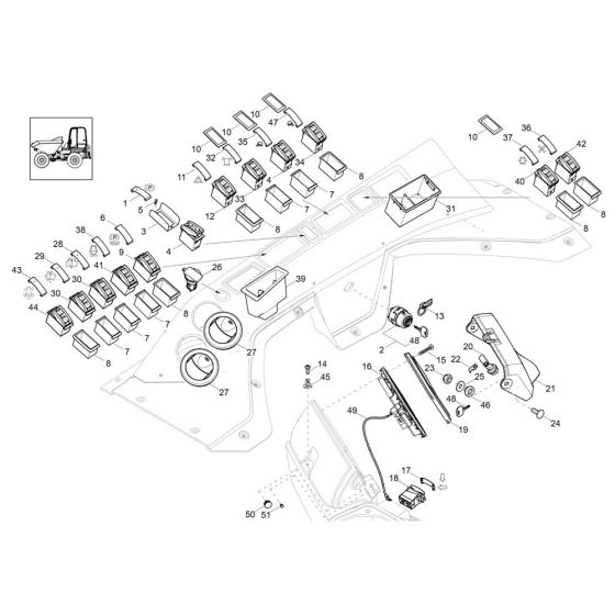 Instrument Panel for Wacker DV60-2