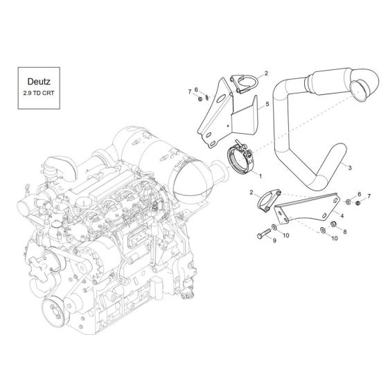 Exhaust Assembly for DV90-2