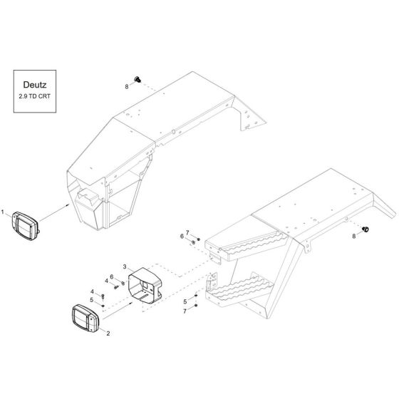 Headlight Assembly for DV90-2