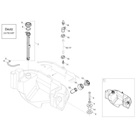 Fuel Tank for Wacker DV90-2