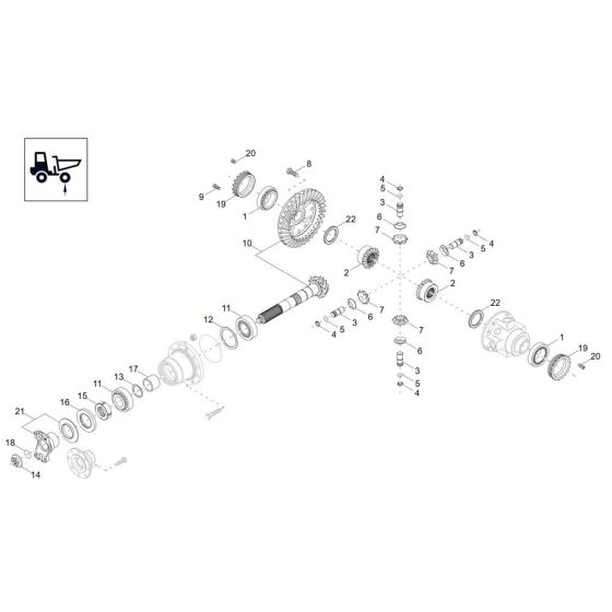 Differential Axle Assembly