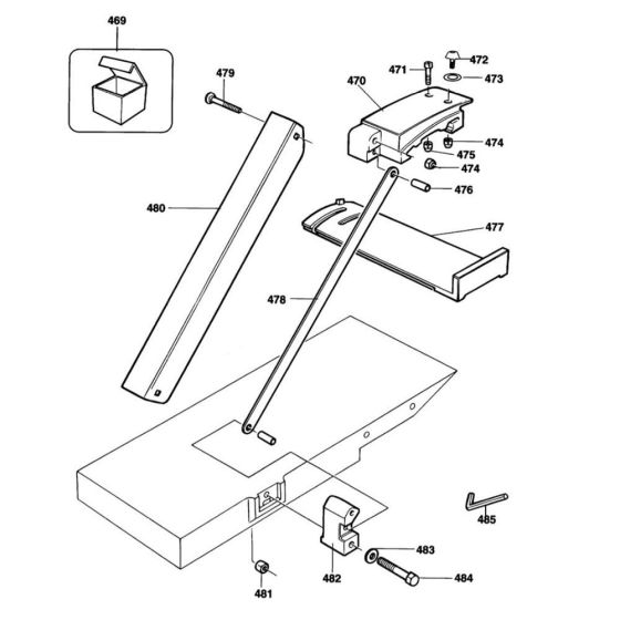 Guard Assembly for DeWalt DW1163