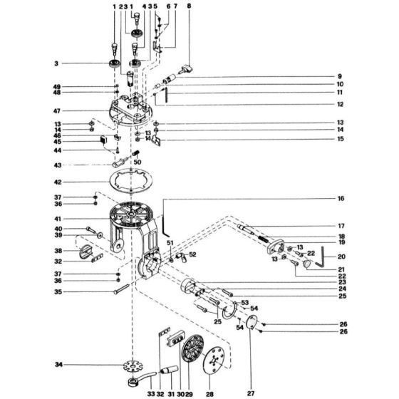Main Assembly for DeWalt DW1751