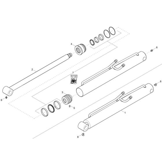 Tilt Ram Assembly for DW30-2