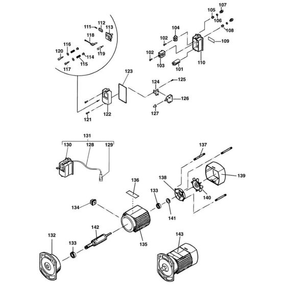 DeWalt DW3403 Bandsaw Assembly