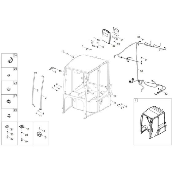 Cabin Assembly for DW40-2