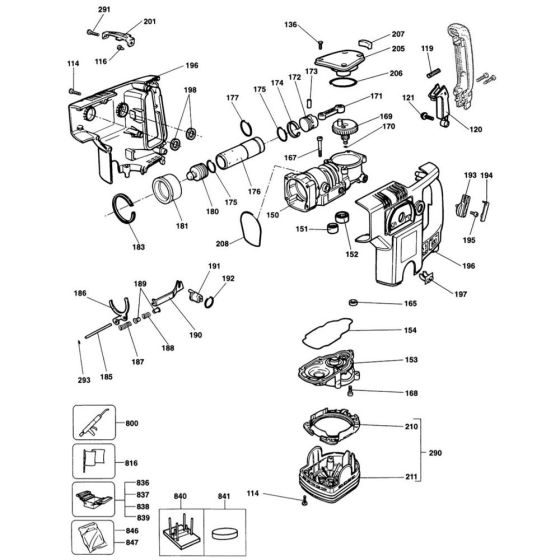 Piston Assembly for DeWalt DW543
