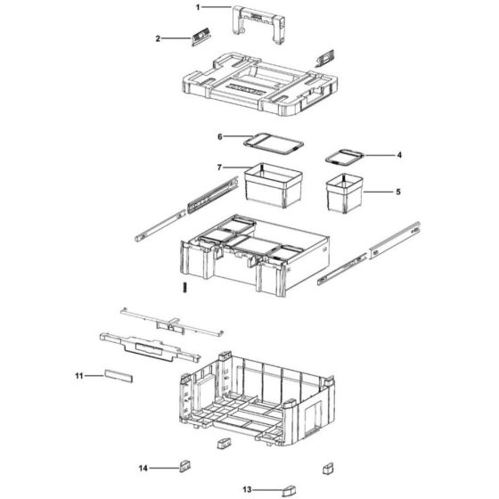 DeWalt DWST1-70705 Assembly