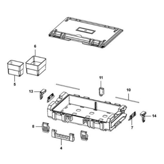 DeWalt DWST1-75522 Assembly