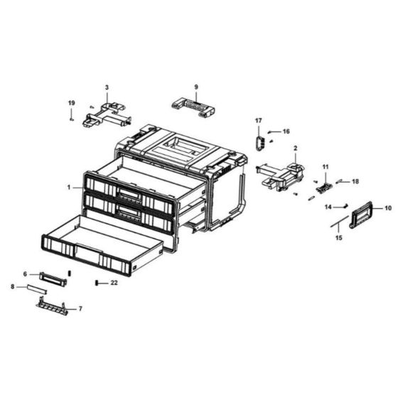 DeWalt DWST1-81055 Assembly