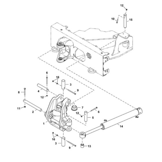 Boom Swing Frame for BobCat E17