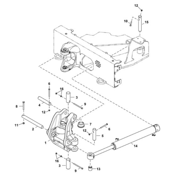 Boom Swing Frame for BobCat E19