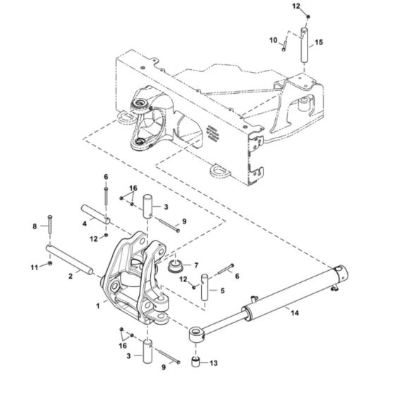 Boom Swing Frame for BobCat E20