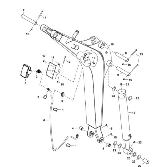 Boom Assembly for BobCat E20