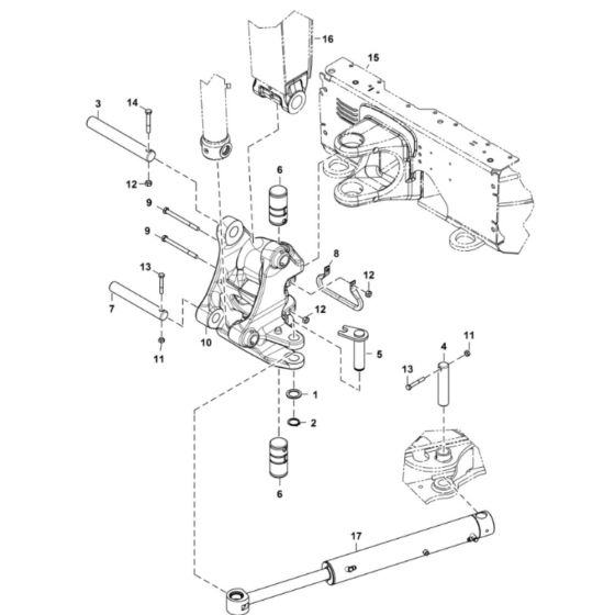 Boom Swing Frame Assembly