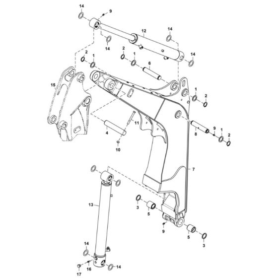 Boom Assembly for BobCat E26