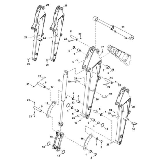 Arm Assembly for BobCat E26