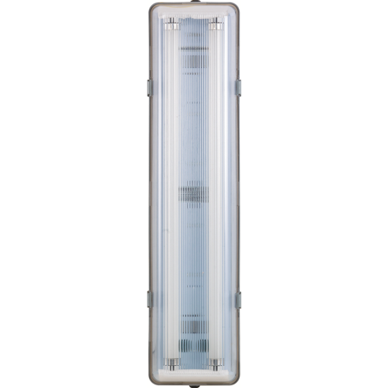 2ft Fluorescent Fitting Head Only Low energy worklight Twin 18w bulb 240V