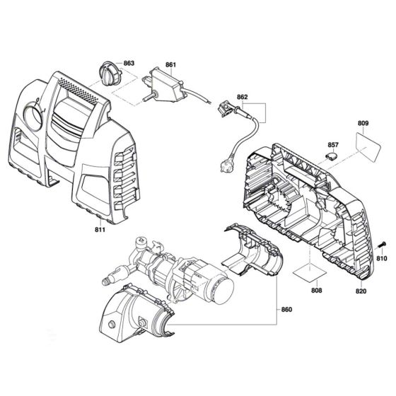 Bosch EasyAquatak 100 Assembly