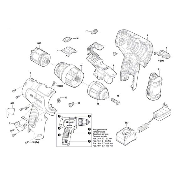 Bosch EasyImpact 12 Combi Assembly