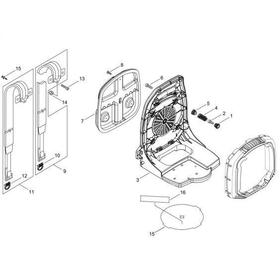 Backpack Harness for EB770