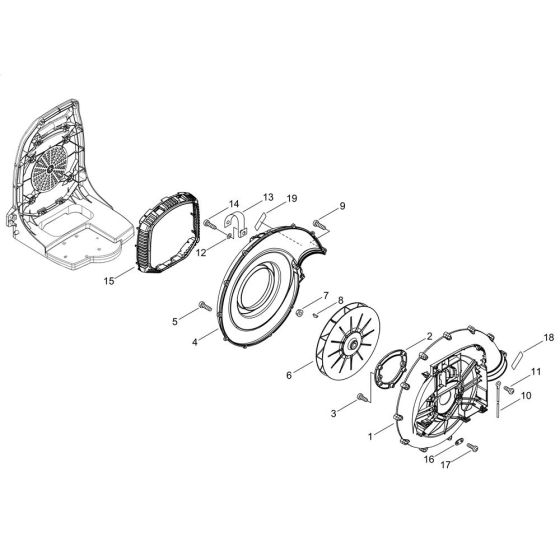 Fan Case for Shindaiwa EB770