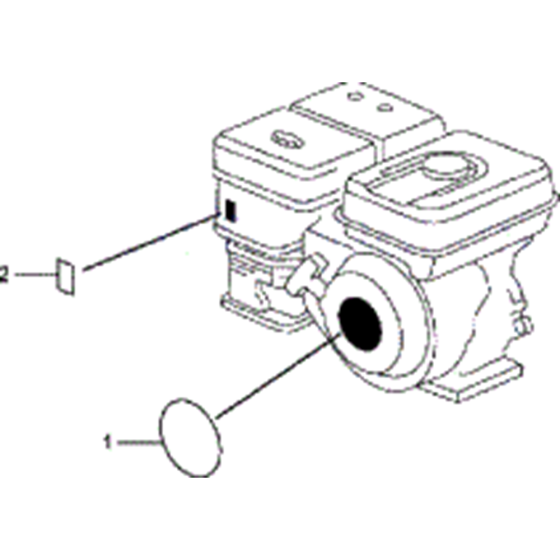 Label Assembly for Honda EC5000