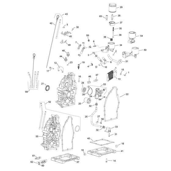 Lubrication for Kohler ECH980