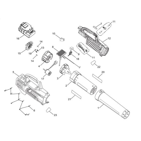 ECHO ECPLB-58V Assembly