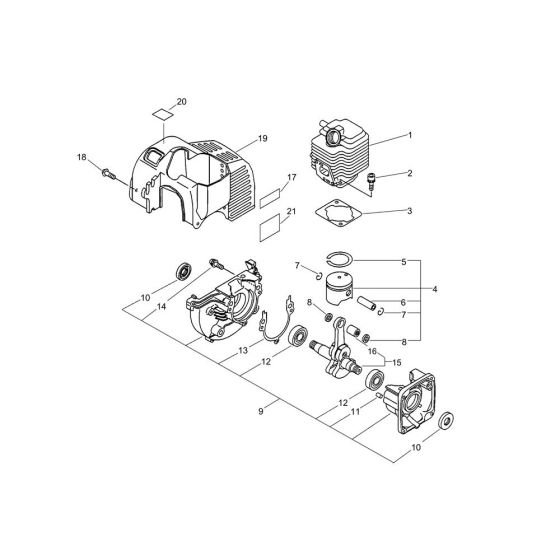 ECHO EDR-2400 Engine Parts