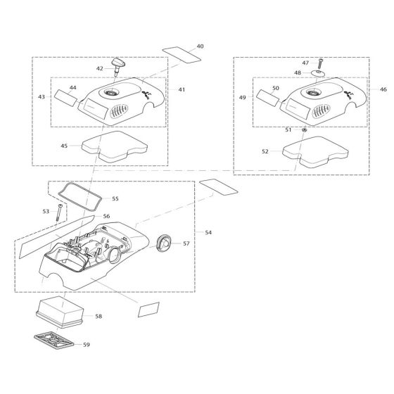 Filter Assembly for Makita EK7301
