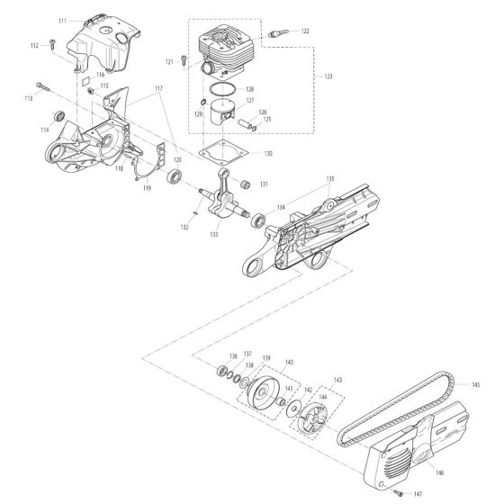 Makita EK7301 Assembly