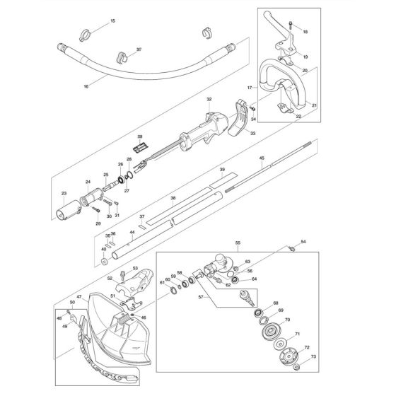 Makita EM4350RH Assembly