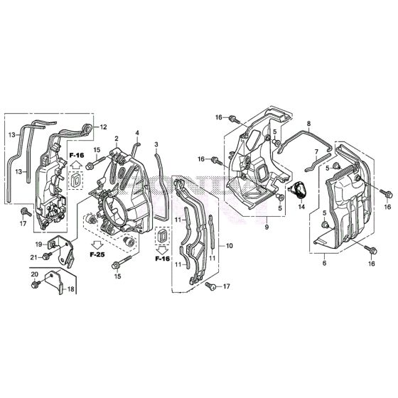 Fan Cover Shroud for Honda EU22i