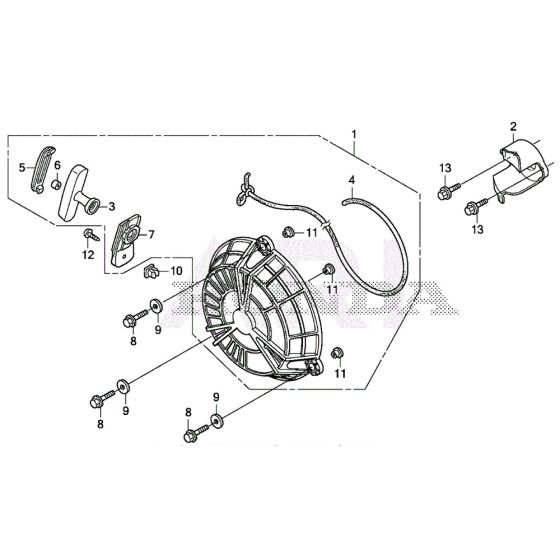 Recoil Starter for Honda EU22i
