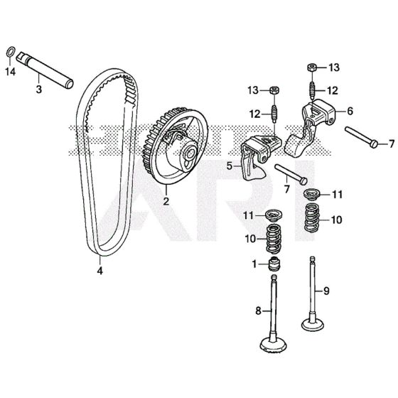 Camshaft Pulley for Honda EU22i