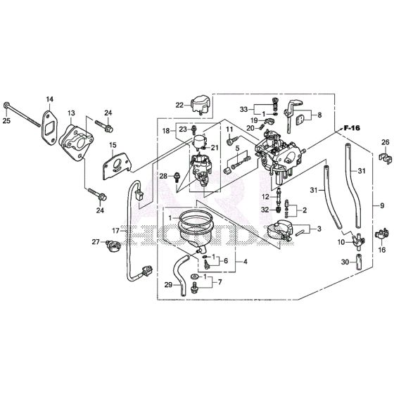 Carburettor Assembly for Honda EU22i