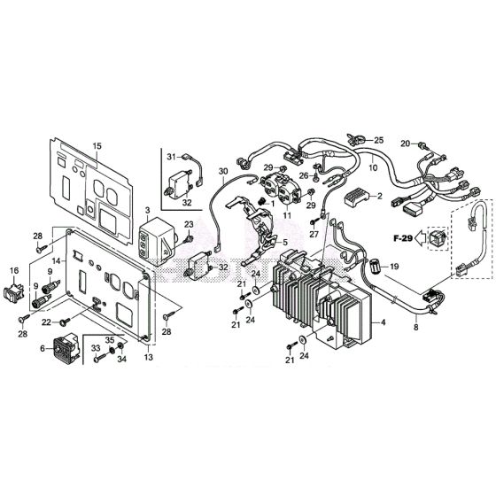 Control Panel for Honda EU22i