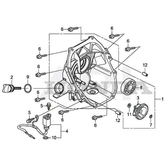Crankcase Cover for Honda EU22i
